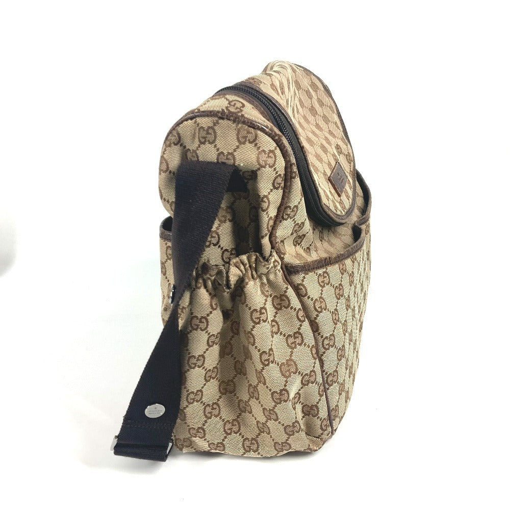 GUCCI 123326 GG マザーズバッグ カバン 斜め掛け ショルダーバッグ GGキャンバス/レザー レディース ベージュ - brandshop-reference