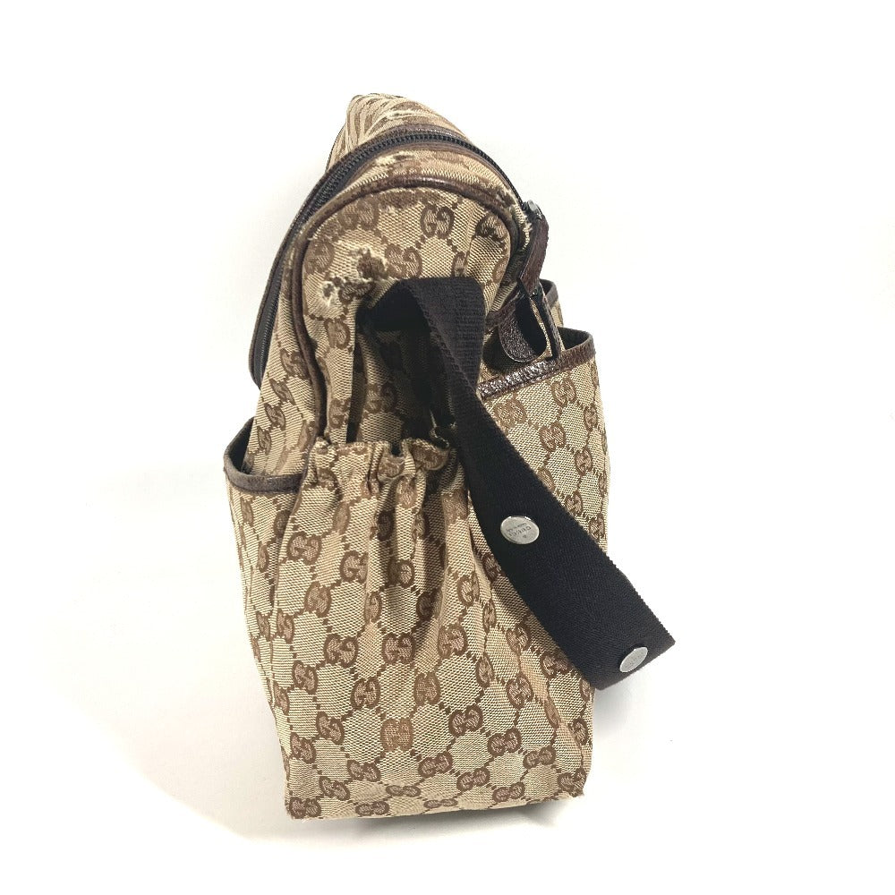 GUCCI 123326 GG マザーズバッグ カバン 斜め掛け ショルダーバッグ GGキャンバス/レザー レディース ベージュ - brandshop-reference