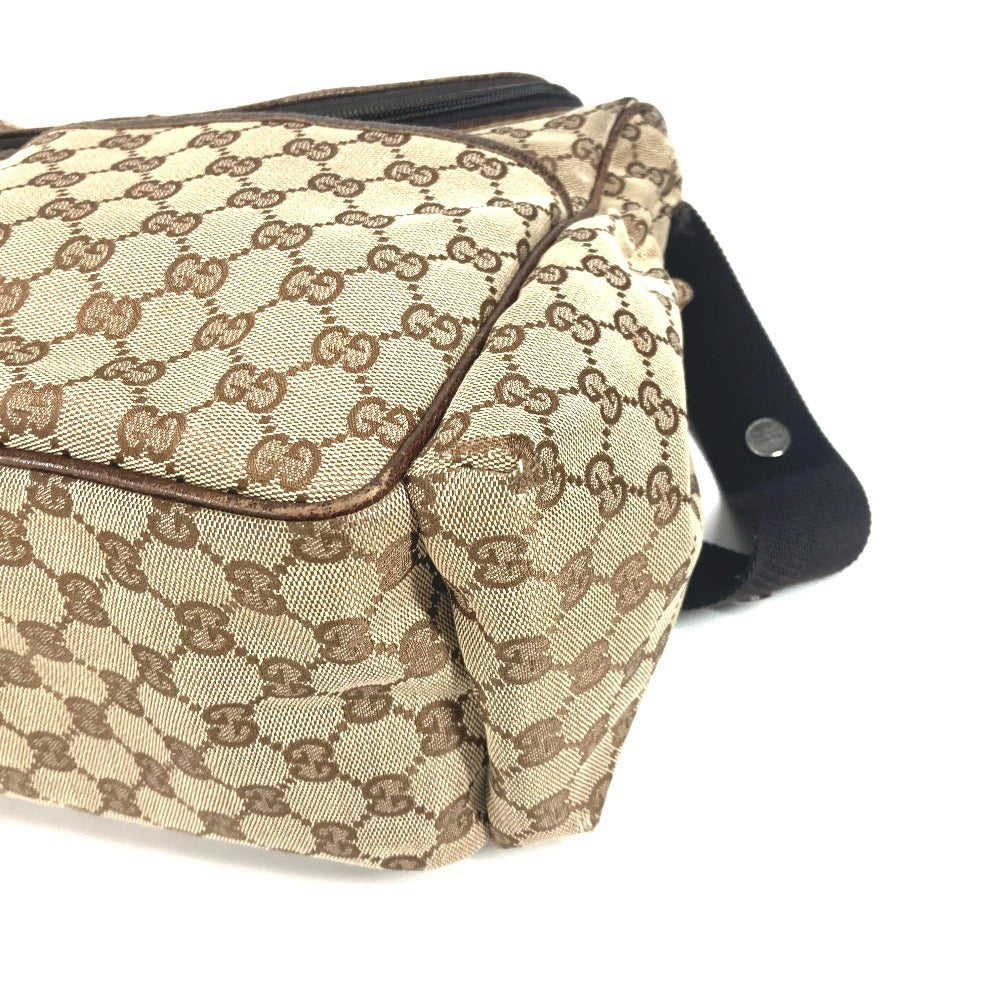 GUCCI 123326 GG マザーズバッグ カバン 斜め掛け ショルダーバッグ GGキャンバス/レザー レディース ベージュ - brandshop-reference