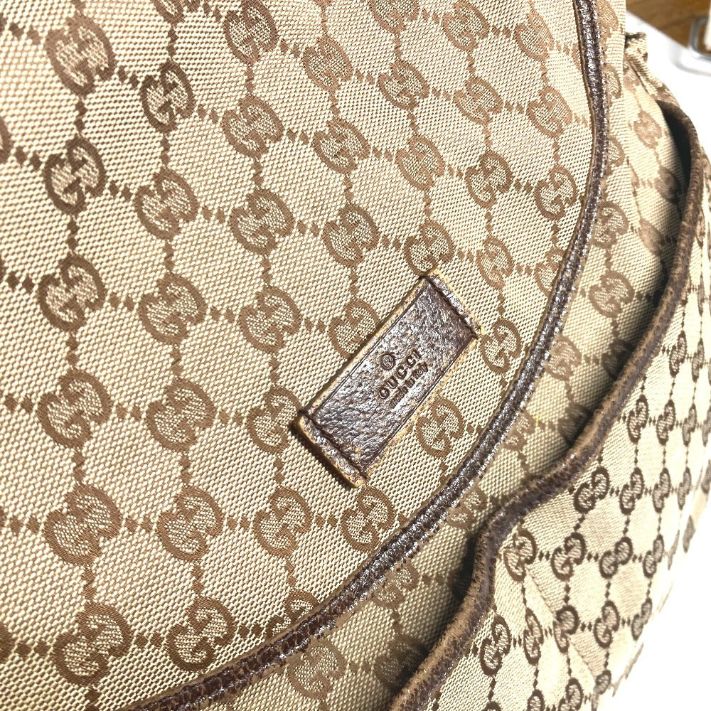 GUCCI 123326 GG マザーズバッグ カバン 斜め掛け ショルダーバッグ GGキャンバス/レザー レディース ベージュ - brandshop-reference