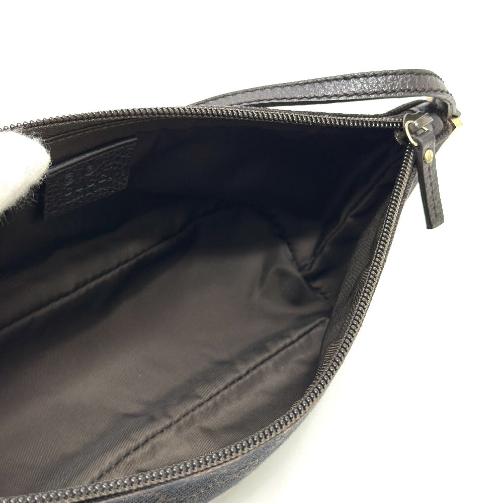 GUCCI 257300 GG柄 ショルダー カバン アクセサリーポーチ キャンバス レディース ブラウン - brandshop-reference