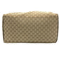 GUCCI 153240 GGCanvas Square Shoulder Bag Tote Bag Travel Bag Duffle Bag GGCanvas Beige Used