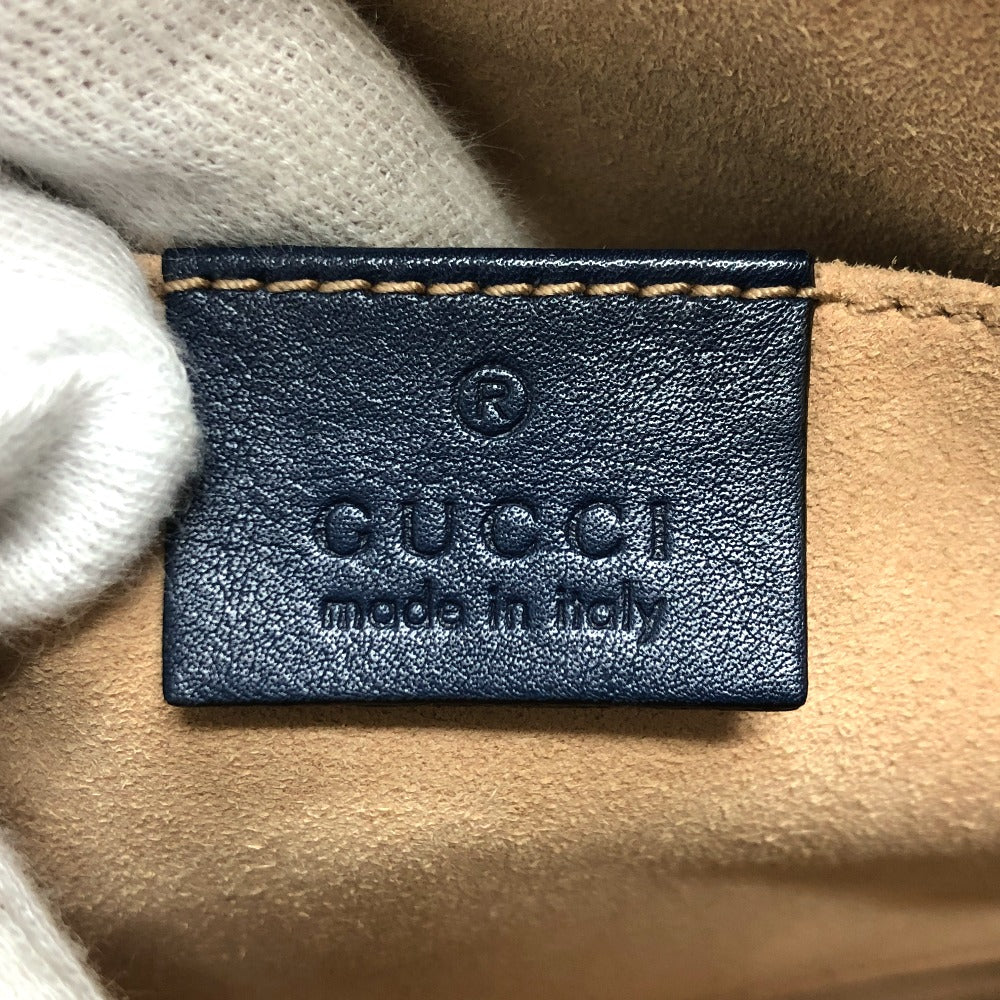 GUCCI 447632 GGマーモント ゴースト 斜め掛けバッグ カバン ショルダーバッグ レザー ユニセックス - brandshop-reference