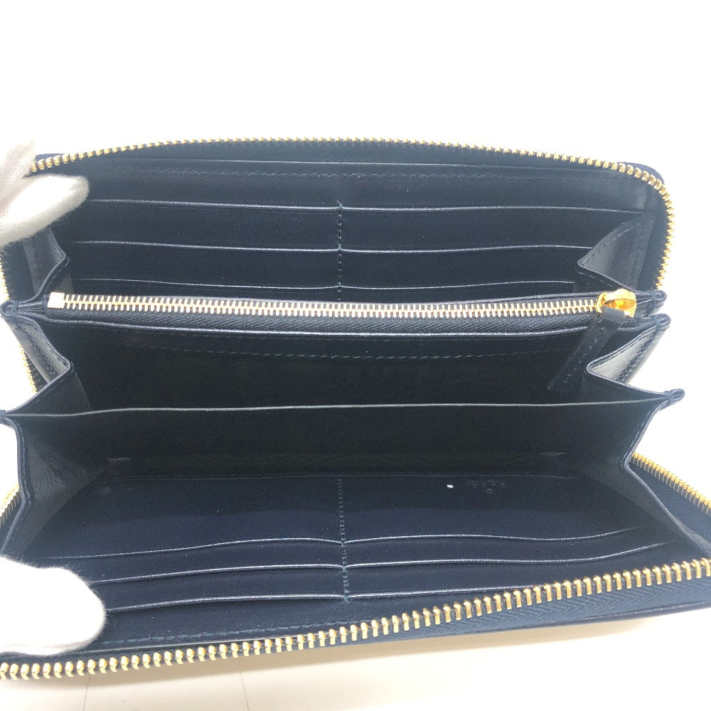 GUCCI 621889 Horsebit Zip Around Long wallet accessory Long Wallet Canvas/Leather BROWN Brown Used