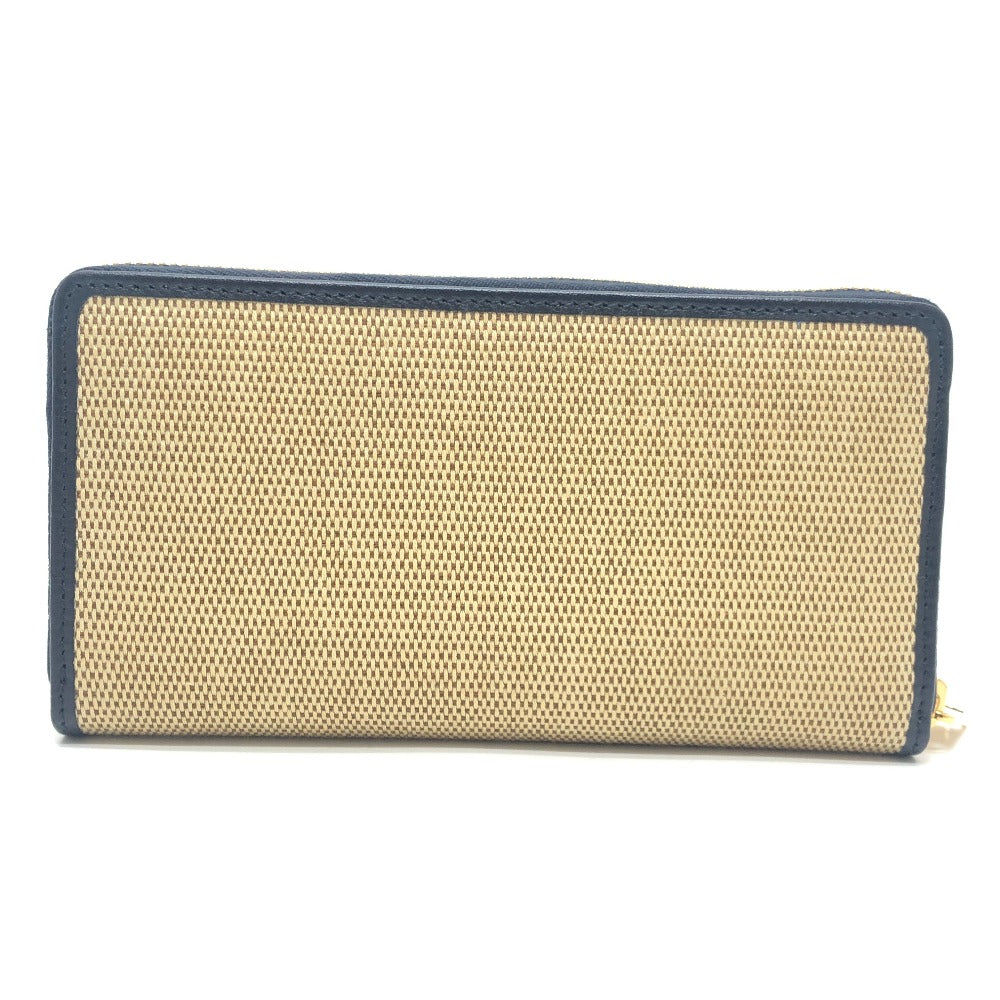 GUCCI 621889 Horsebit Zip Around Long Wallet Long Wallet Canvas/Leather BROWN Brown Used