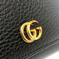 GUCCI 474746 GGマーモント コンパクトウォレット 小銭入れ 財布 ウォレット コンパクト財布 3つ折り財布 レザー レディース