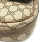 GUCCI Old Gucci Vintage GG Interlocking G Bag Crossbody Shoulder Bag PVC/Leather Women's Beige