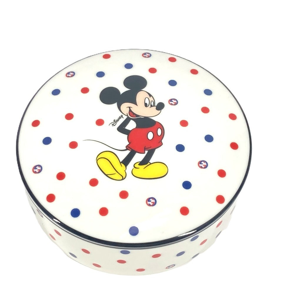 GUCCI 629017 ディズニー DISNEY コラボ ミッキーマウス インテリア ジュエリーボックス 小物入れ 陶器 ユニセックス ホワイト - brandshop-reference