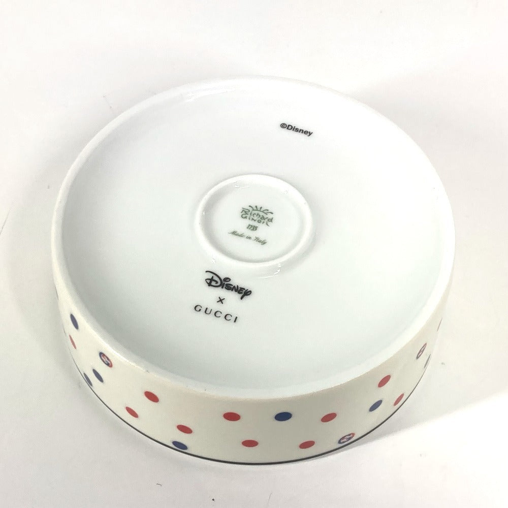 GUCCI 629017 ディズニー DISNEY コラボ ミッキーマウス インテリア ジュエリーボックス 小物入れ 陶器 ユニセックス ホワイト - brandshop-reference