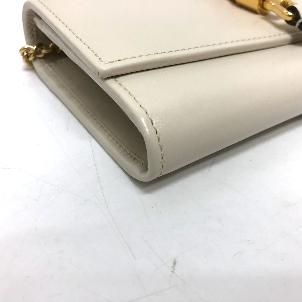 GUCCI 652681 ショルダーバッグ 斜め掛け カバン ジャッキー 1961 チェーンウォレット 長財布 レザー レディース - brandshop-reference