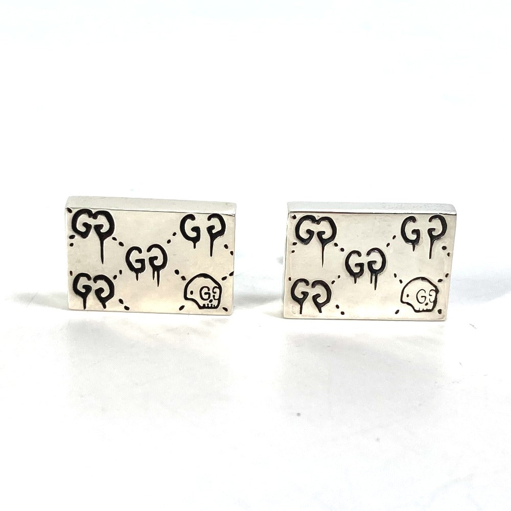 GUCCI 457224 Ghost Accessory Cufflinks SV925 Men's Silver