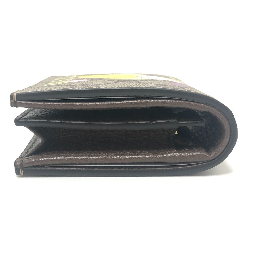GUCCI 701009 Bananya collaboration Compact Wallet Small Items Folded wallet GG Supreme Canvas Brown Used