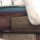 GUCCI 650299 THE NORTH FACE Collaboration Waist Pouch Chain Pattern Bag Nylon Waist Pouch Body Bag Women's Brown