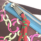 GUCCI 650299 THE NORTH FACE Collaboration Waist Pouch Chain Pattern Bag Nylon Waist Pouch Body Bag Women's Brown