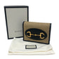 GUCCI 621887 Horsebit Compact Wallet Small Items Folded wallet Canvas/Leather BROWN Brown Used