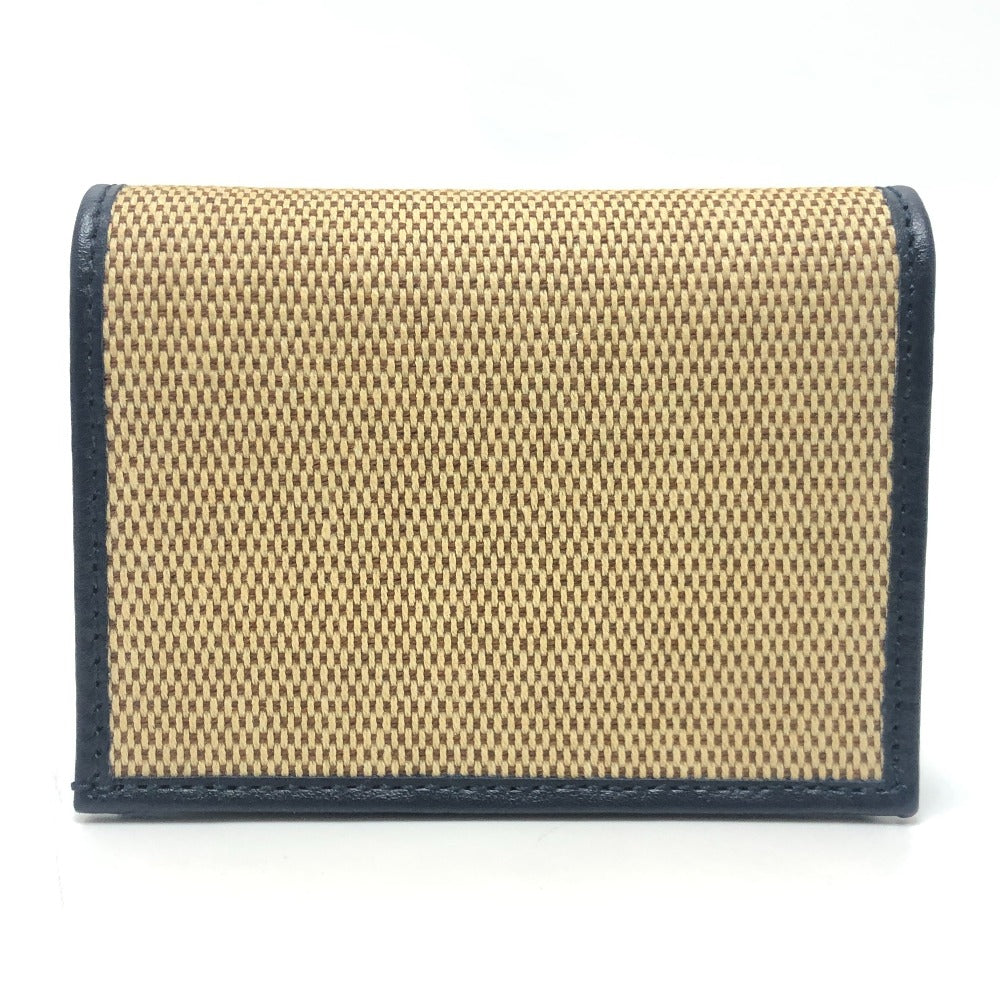 GUCCI 621887 Horsebit Compact Wallet Small Items Folded wallet Canvas/Leather BROWN Brown Used