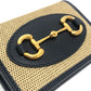 GUCCI 621887 Horsebit Compact Wallet Small Items Folded wallet Canvas/Leather BROWN Brown Used