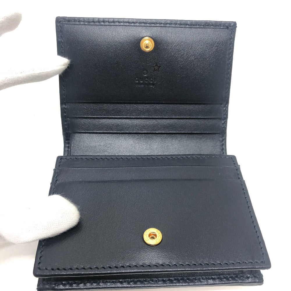 GUCCI 621887 Horsebit Compact Wallet Small Items Folded wallet Canvas/Leather BROWN Brown Used