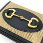 GUCCI 621887 Horsebit Compact Wallet Small Items Folded wallet Canvas/Leather BROWN Brown Used