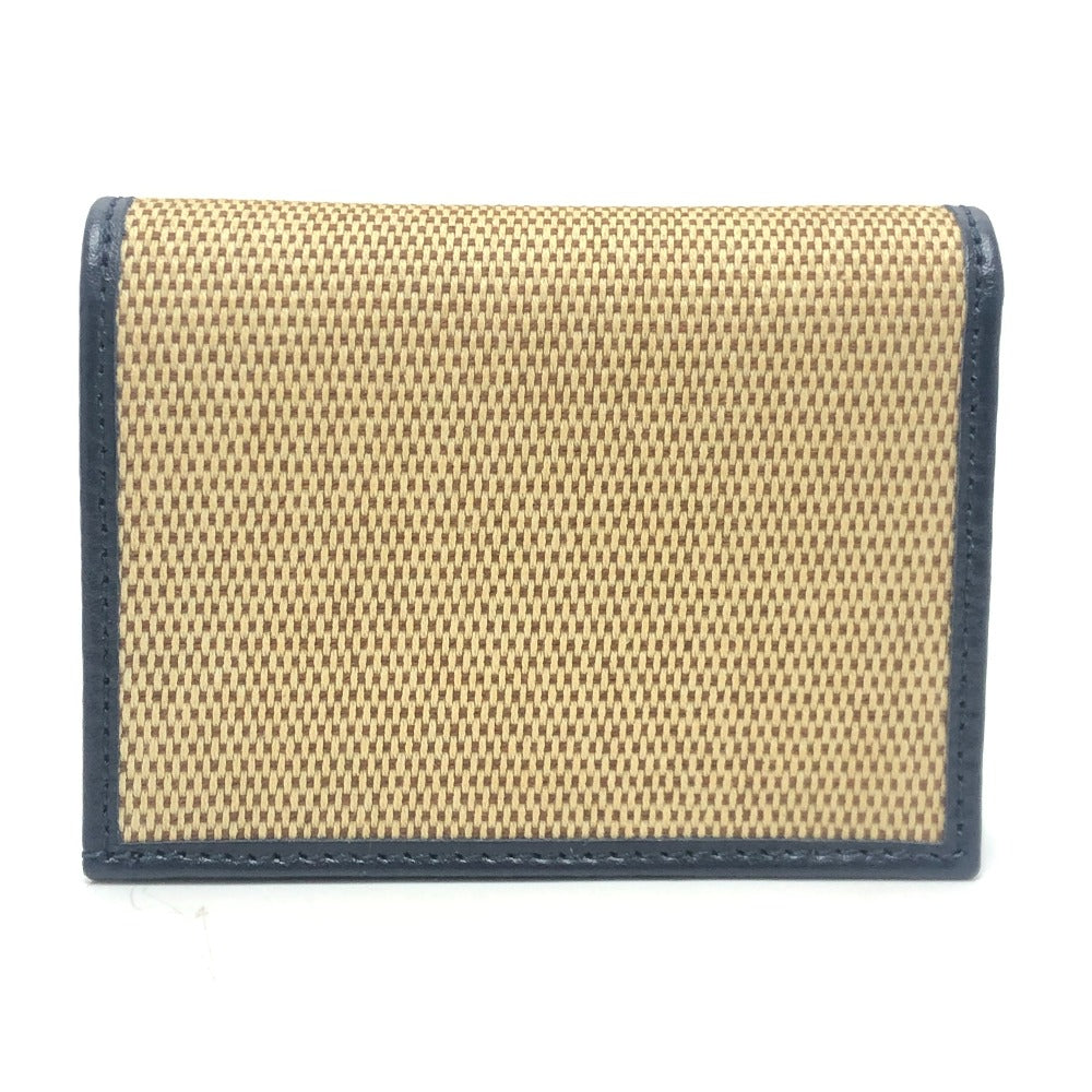 GUCCI 621887 Horsebit Compact Wallet Small Items Folded wallet Canvas/Leather BROWN Brown Used