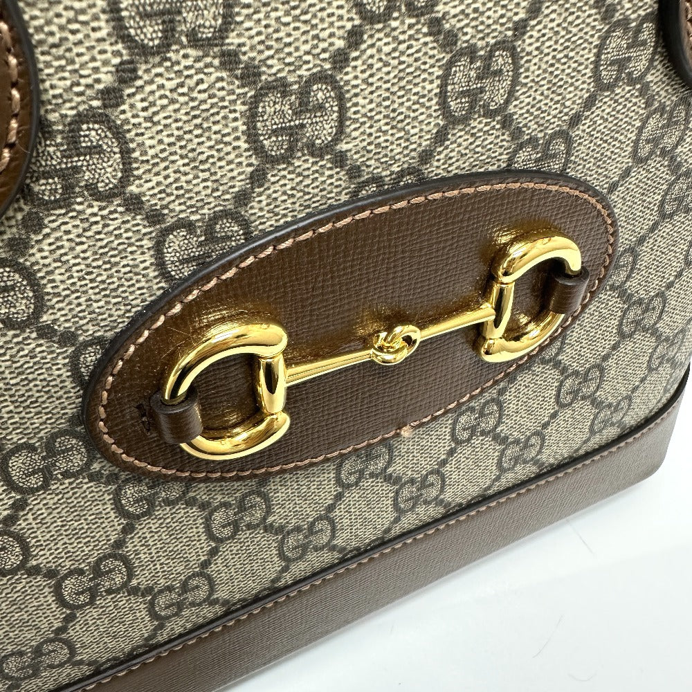 GUCCI 621220 ホースビット 2WAY ショルダーバッグ カバン 肩掛け ハンドバッグ GGスプリームキャンバス レディース