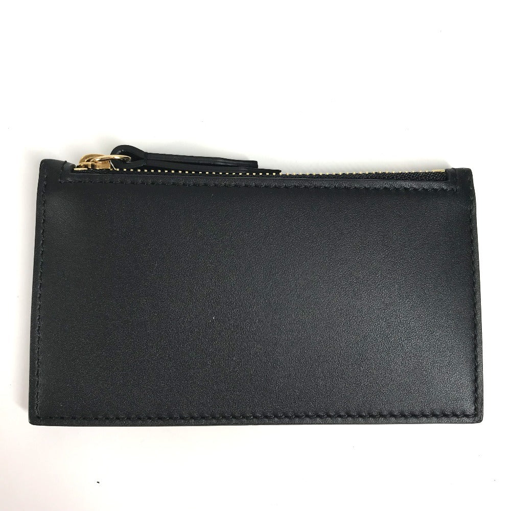 GUCCI 431715 ロゴ フラグメントケース 財布 小銭入れ コインケース レザー ユニセックス ブラック - brandshop-reference