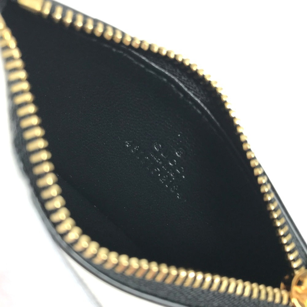 GUCCI 431715 ロゴ フラグメントケース 財布 小銭入れ コインケース レザー ユニセックス ブラック - brandshop-reference