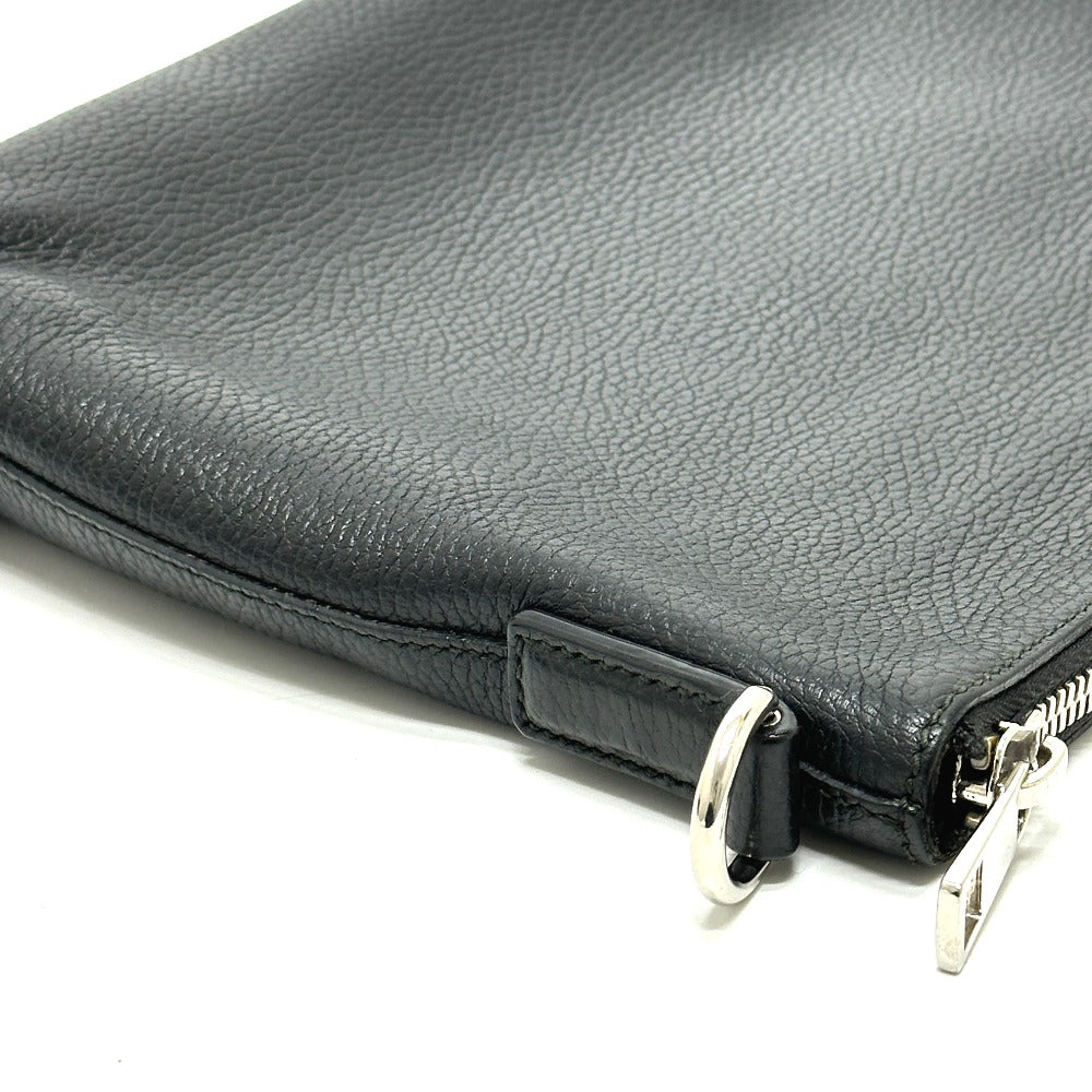 GUCCI 387075 コスモポリス ストラップ カバン クラッチバッグ レザー ユニセックス ブラック