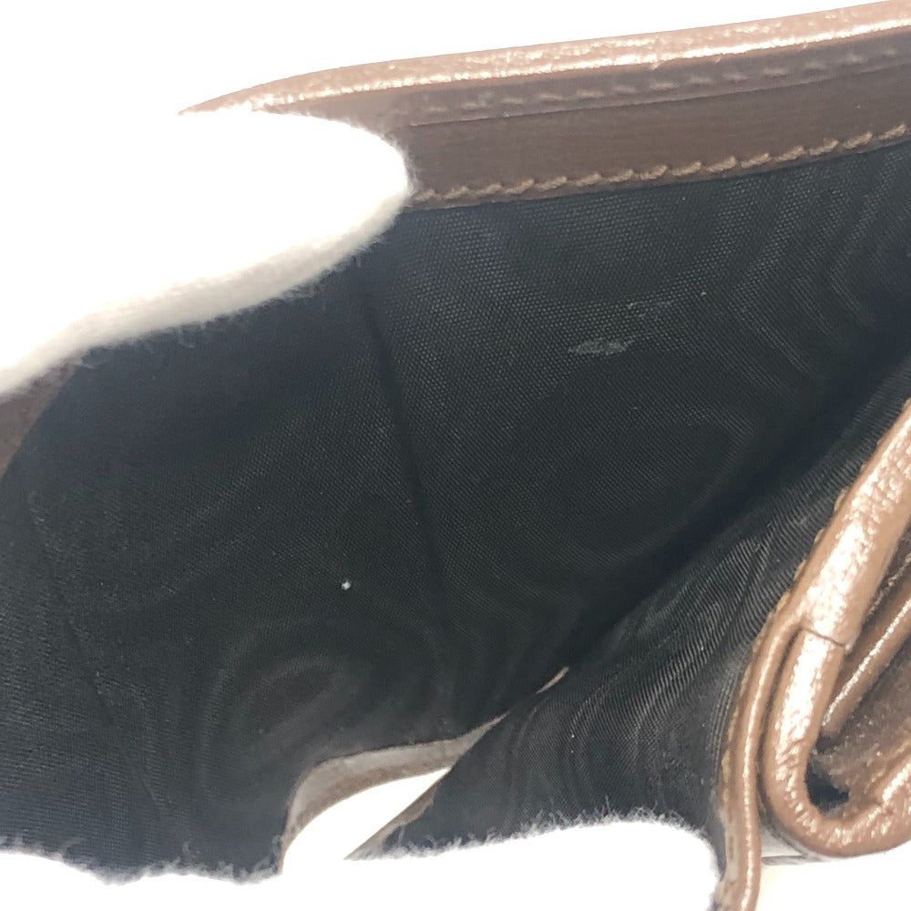 GUCCI 726846 ホースビット 1955 コンパクトウォレット 財布 ミニウォレット GGスプリーム 2つ折り財布 GGスプリームキャンバス レディース ブラウン