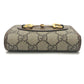 GUCCI 726846 ホースビット 1955 コンパクトウォレット 財布 ミニウォレット GGスプリーム 2つ折り財布 GGスプリームキャンバス レディース ブラウン