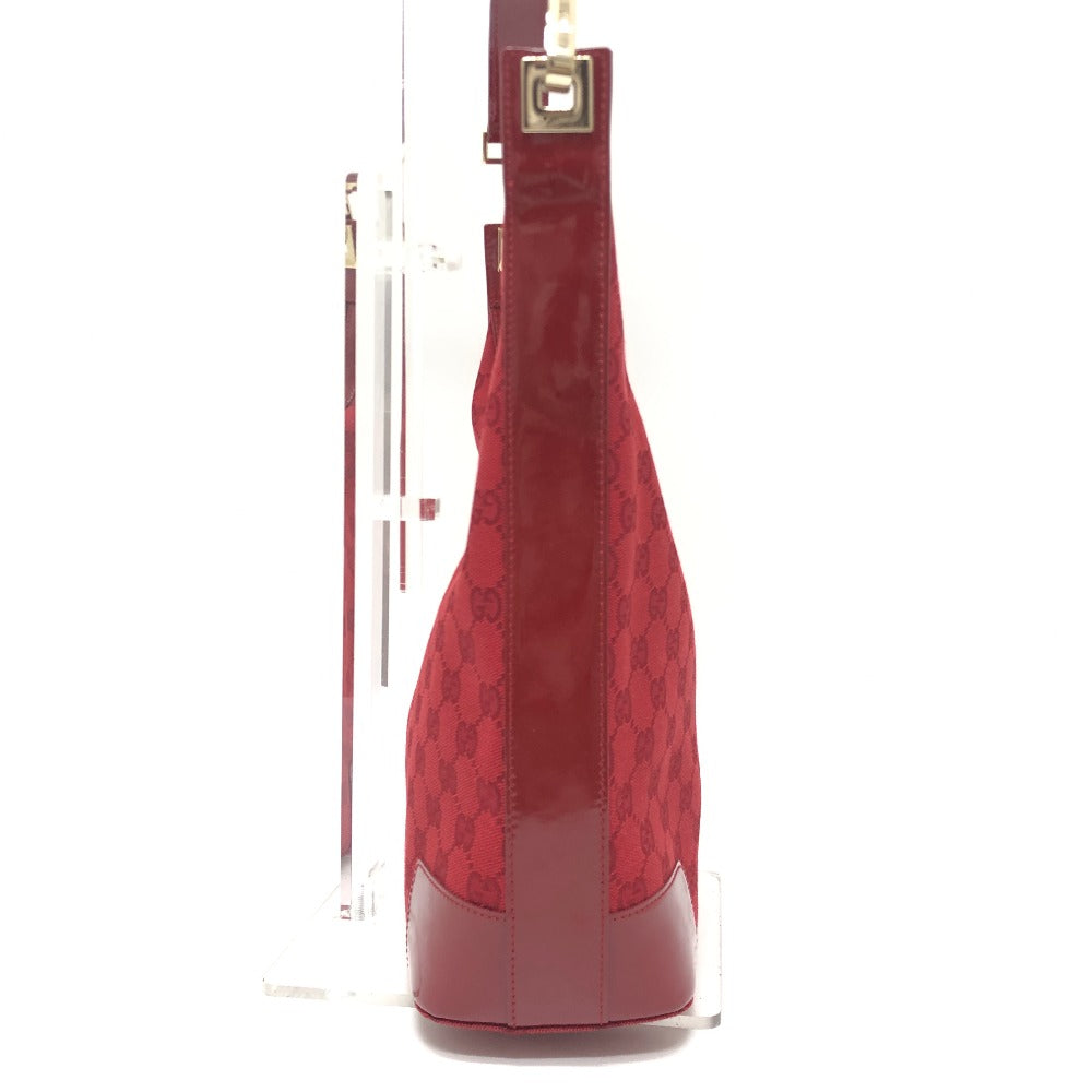 GUCCI 002058 GG Canvas Bag Shoulder Handbag One Shoulder Bag Shoulder Bag GG Canvas Women's Red