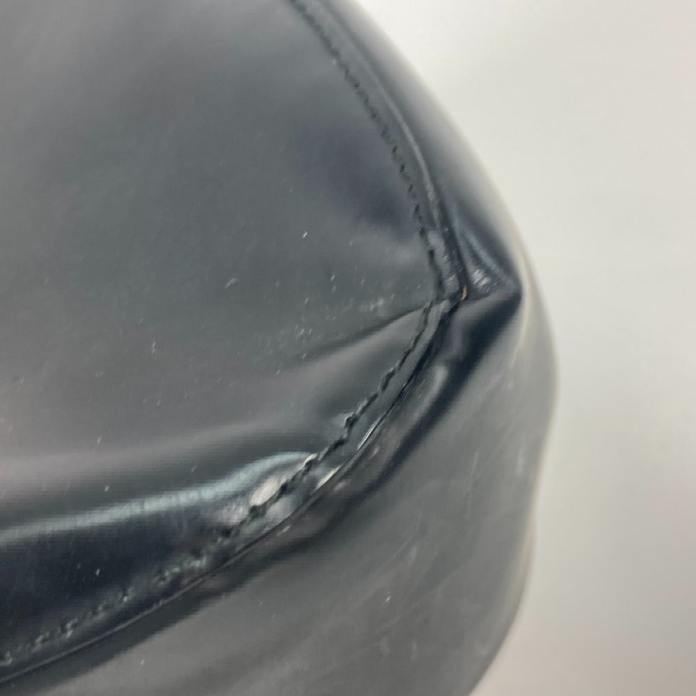 GUCCI 001 3789 ヴィンテージ バンブー ショルダーバッグ 肩掛け バイカラー ハンドバッグ レザー レディース ブラック - brandshop-reference