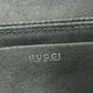 GUCCI Bamboo Kisslock 2WAY Mini Bag Crossbody Shoulder Bag Hand Bag Satin / metal Black Used
