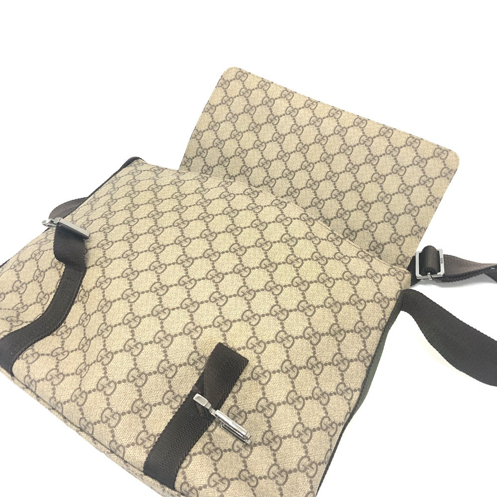 GUCCI 214397 GG Stream Messenger Back Shoulder Bag Bag Bag Shoulder Bag GGPVC/Leather Women's Brown