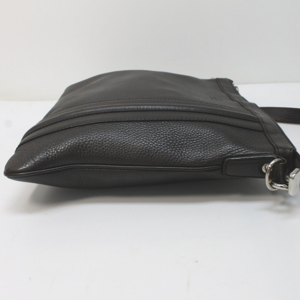 GUCCI 233329 Shoulder Bag Leather Women's Brown Dark Brown