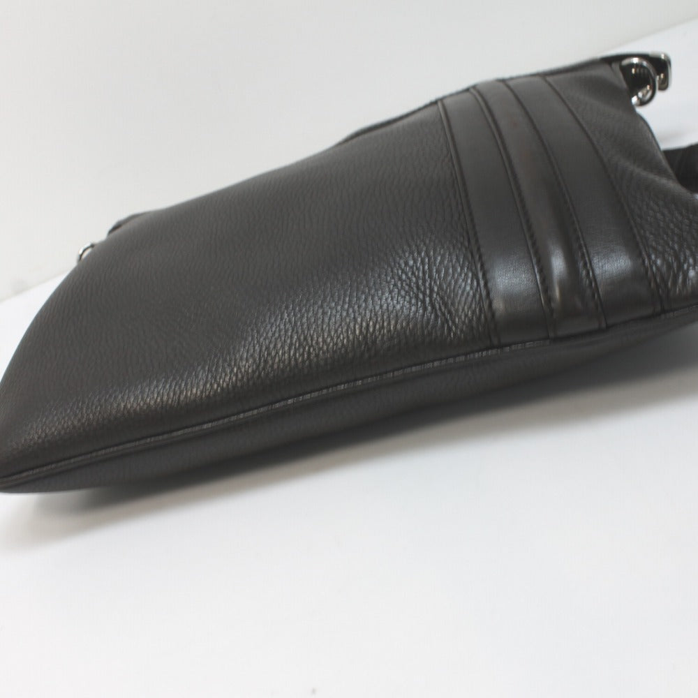 GUCCI 233329 Shoulder Bag Leather Women's Brown Dark Brown