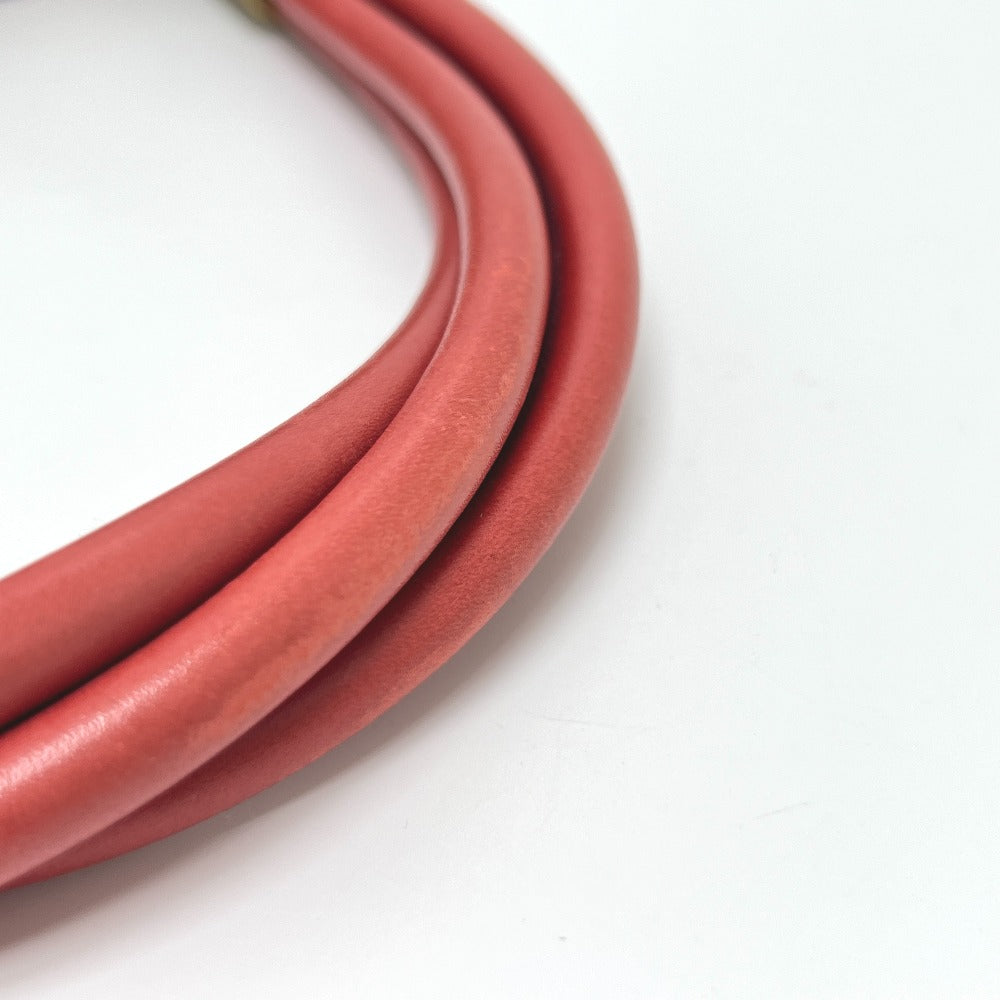 Gucci 108964 Bag Logo Beg Tangan Tangan Kulit Wanita Merah