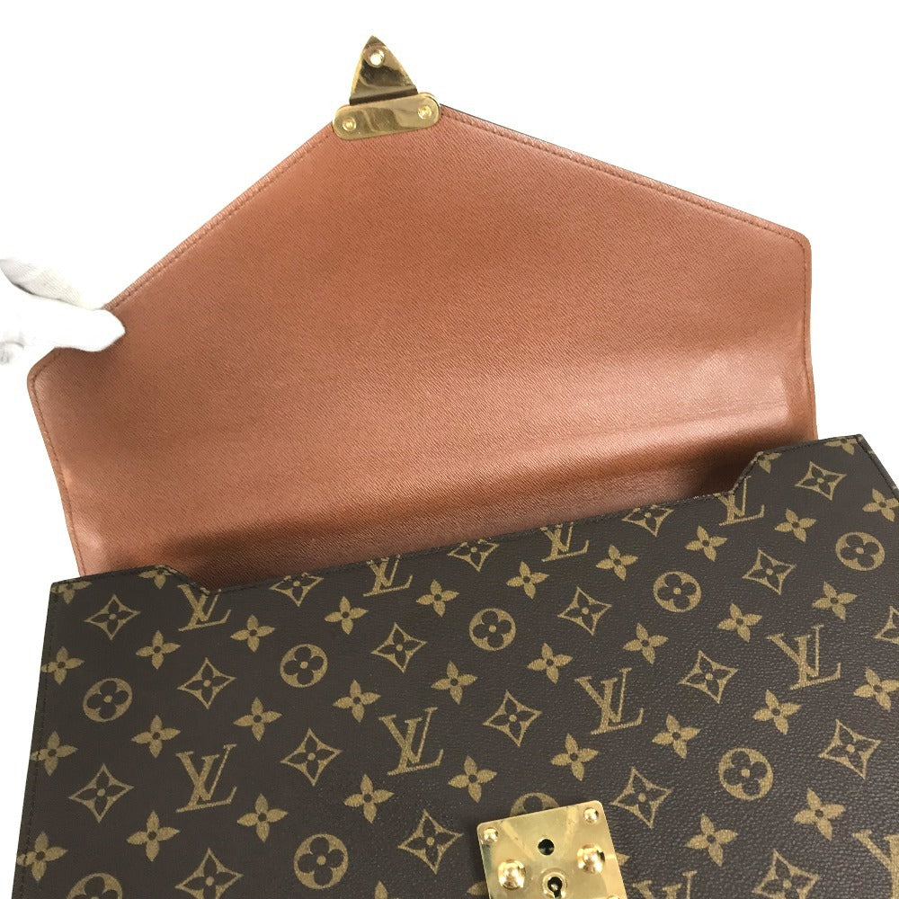 LOUIS VUITTON M53331 Monogram Serviette Conseiller Handbag, Tote bag, Document bag, Briefcase Business bag MonogramCanvas Brown Used