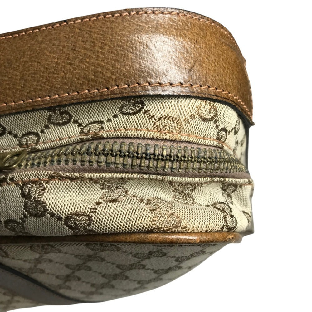 GUCCI 不明 vintage GG Extra Large Travel Bag Travel bag Trunk interior Duffle Bag GG Supreme Canvas / Leather Beige Used