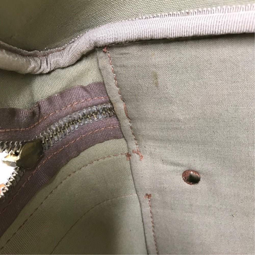 GUCCI 不明 vintage GG Extra Large Travel Bag Travel bag Trunk interior Duffle Bag GG Supreme Canvas / Leather Beige Used