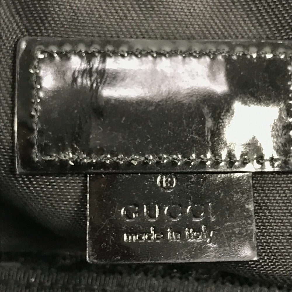 GUCCI 012・0389 ロゴ カバン トラベルバッグ 旅行バッグ ショルダーバッグ ボストンバッグ ナイロン ユニセックス ブラック