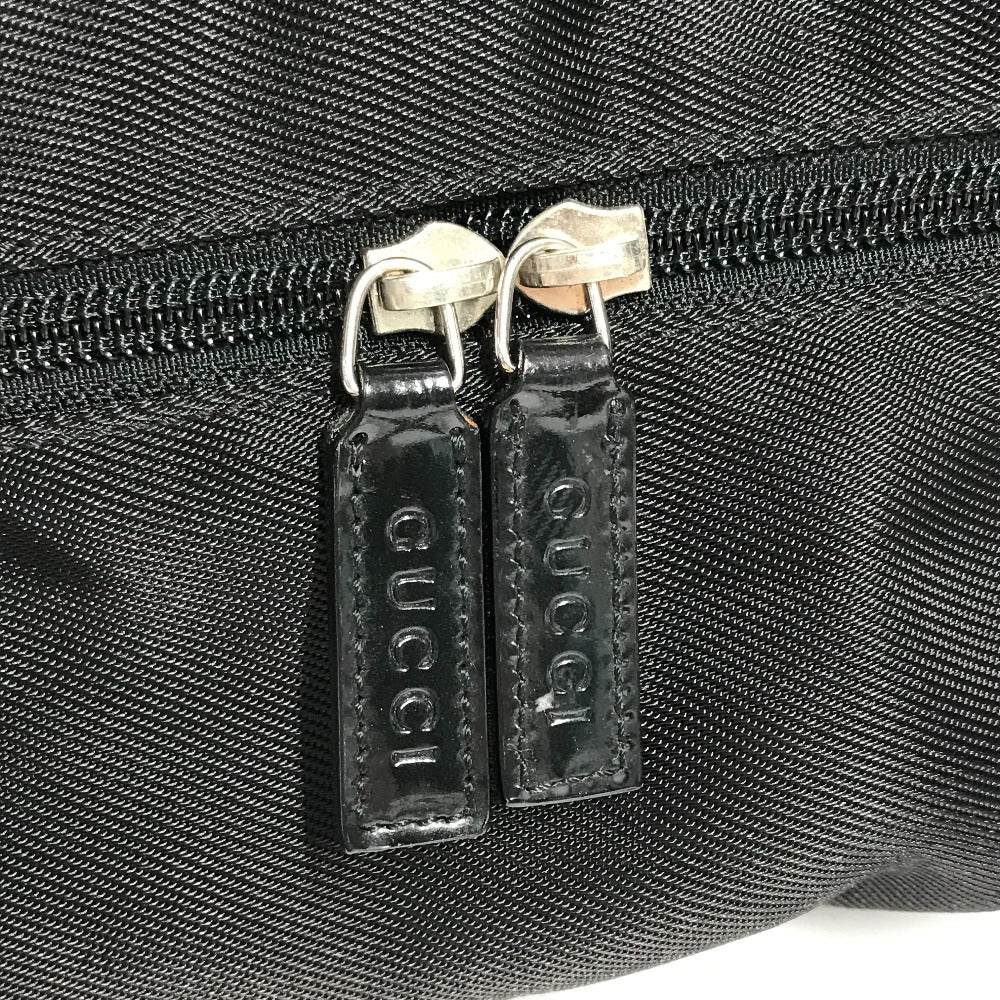 GUCCI 012・0389 ロゴ カバン トラベルバッグ 旅行バッグ ショルダーバッグ ボストンバッグ ナイロン ユニセックス ブラック