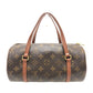 LOUIS VUITTON M51366 Papillon26 old model Bag Cylindrical Hand Bag MonogramCanvas Brown Used