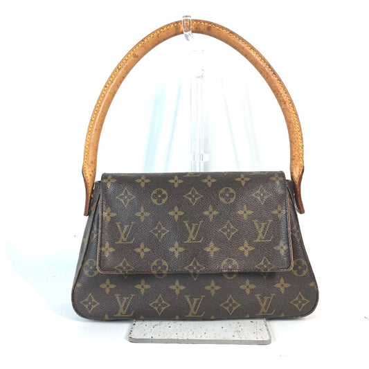 LOUIS VUITTON M51147 モノグラム ミニルーピング 肩掛け カバン ショルダーバッグ モノグラムキャンバス レディース