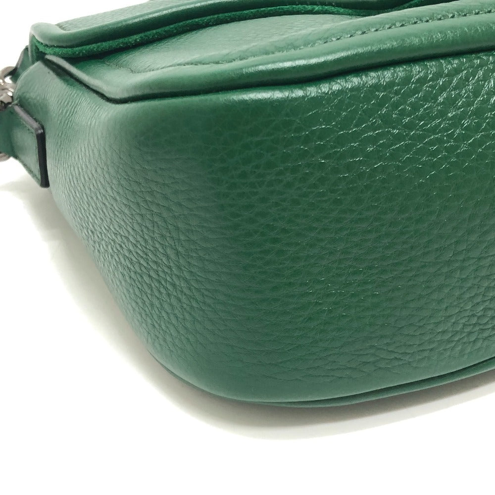 Valentino Garavani オールタイム ロゴ 2WAY カバン ショルダーバッグ レザー レディース グリーン
