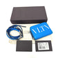 VALENTINO TY0P0R48CFW Fluo Strap Round Zipper Compact Wallet Bifold Wallet Leather Women's Blue