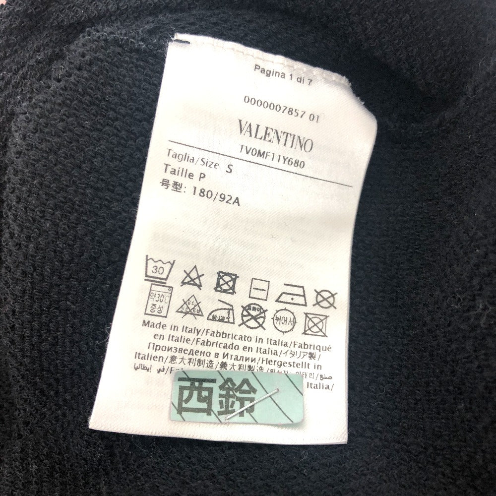 VALENTINO TV0MF11Y680 20SS ロゴプリント スウェット トレーナー アパレル 長袖 トレーナー コットン メンズ ブラック - brandshop-reference