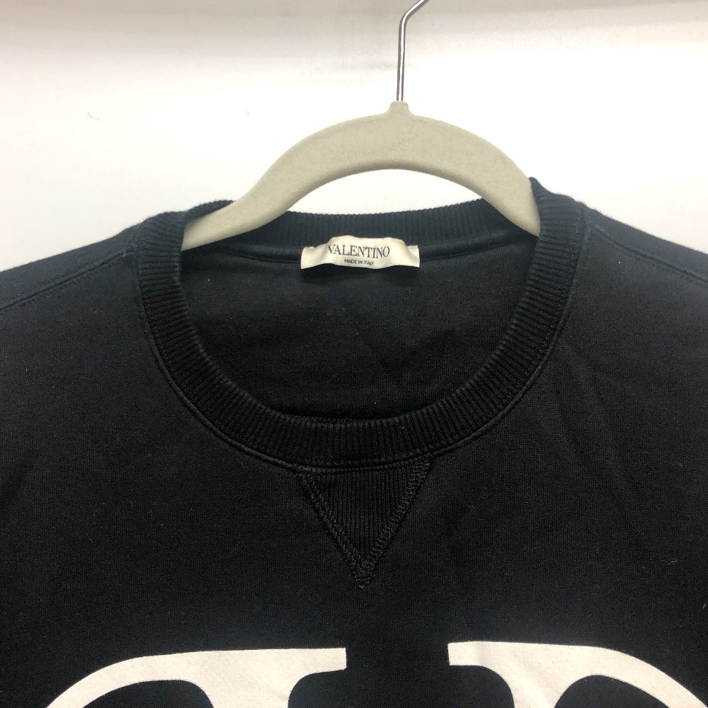 VALENTINO TV0MF11Y680 20SS ロゴプリント スウェット トレーナー アパレル 長袖 トレーナー コットン メンズ ブラック - brandshop-reference