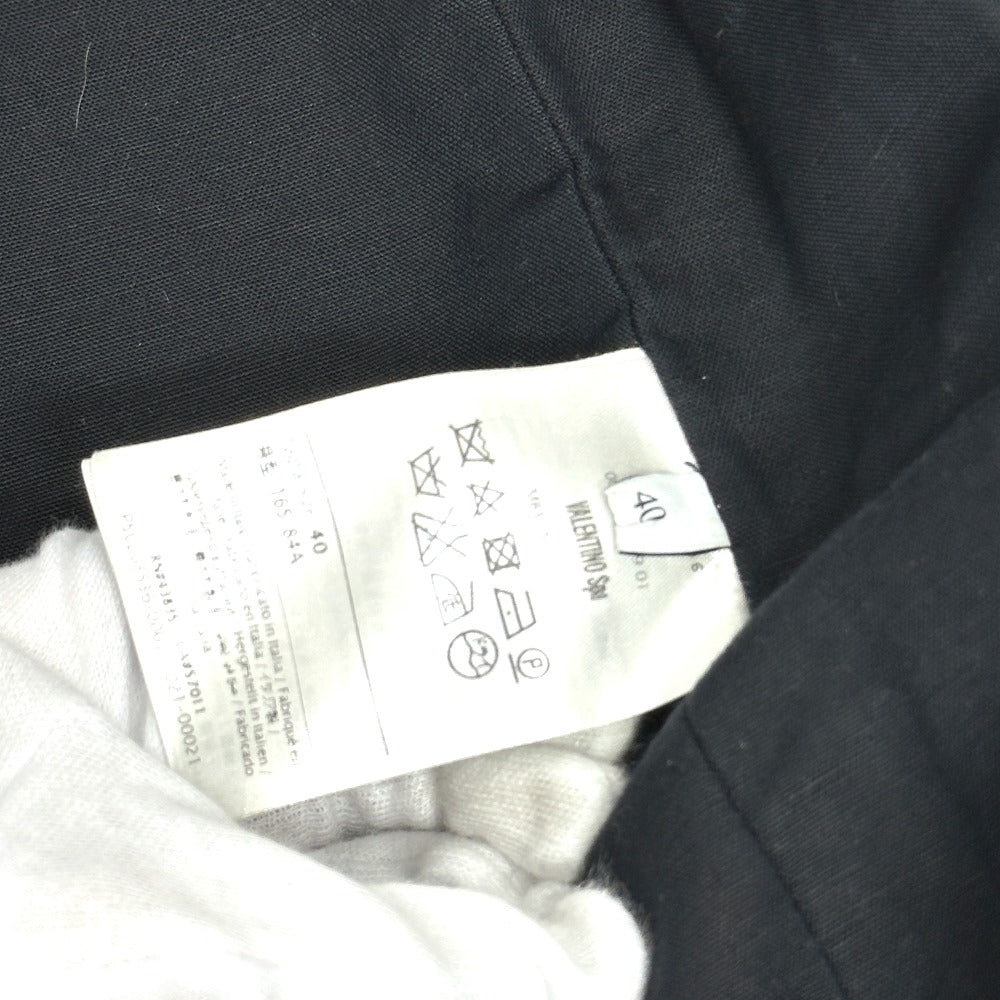 VALENTINO ロックスタッズ アパレル ロングコート コットン レディース ブラック - brandshop-reference