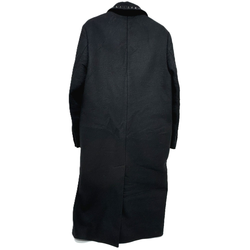 VALENTINO ロックスタッズ アパレル ロングコート コットン レディース ブラック - brandshop-reference